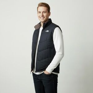 The North Face Men's Black Quilted Vest